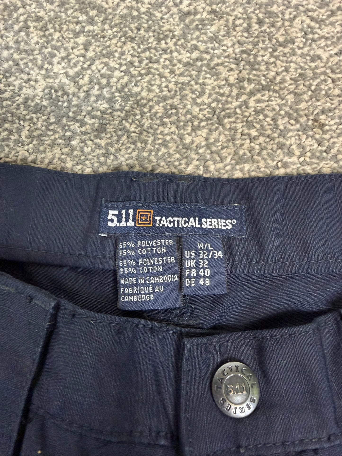 5.11 Tactical Ripstop Trousers Men's 32" Combat Security Uniform Work