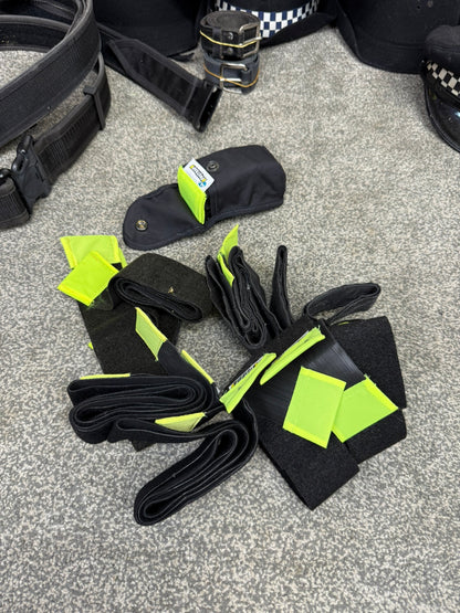 Ex Police Accessory Job Lot Hats Belts Pouches Gloves Fast Straps Security Lot