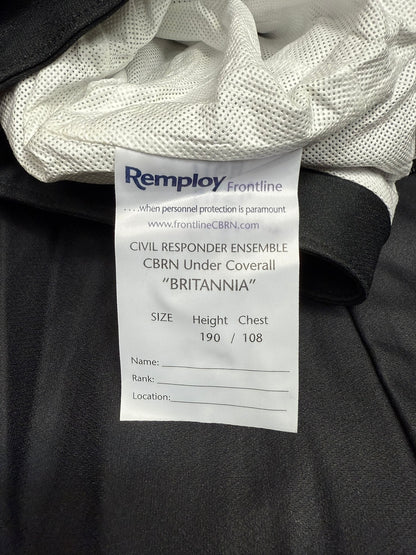 NEW Remploy Britannia Coverall Suit CBRN Ex Police Riot Rubber Cuffs