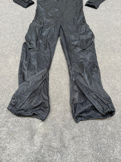 Ex Police Black Tactical Riot Coveralls Derby Unitex With Hood Airsoft Paintball Boiler Suit