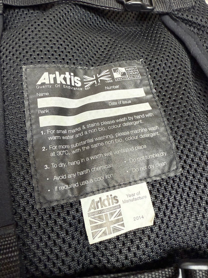 Ex Police Black Arktis Tactical Utility Vest & Pouches Security Airsoft - Medium