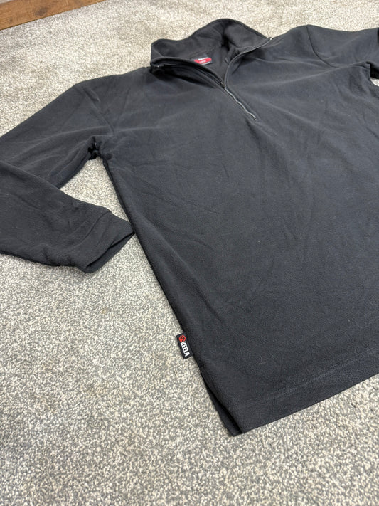 Ex Police Keela Black Micro Fleece Lightweight Hiking Top - Large