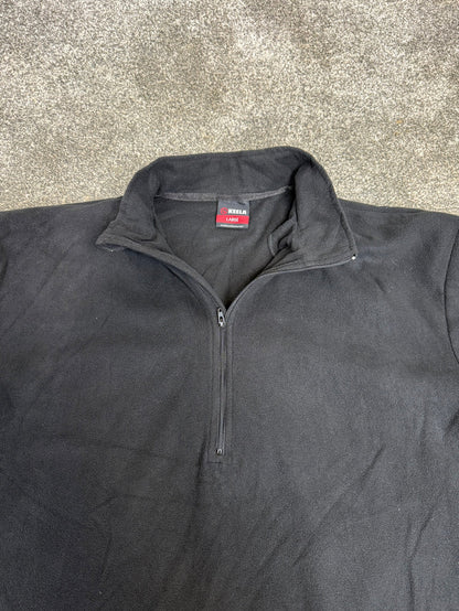 Keela Micro Fleece Black Lightweight Ex Police Hiking Work Baselayer Top