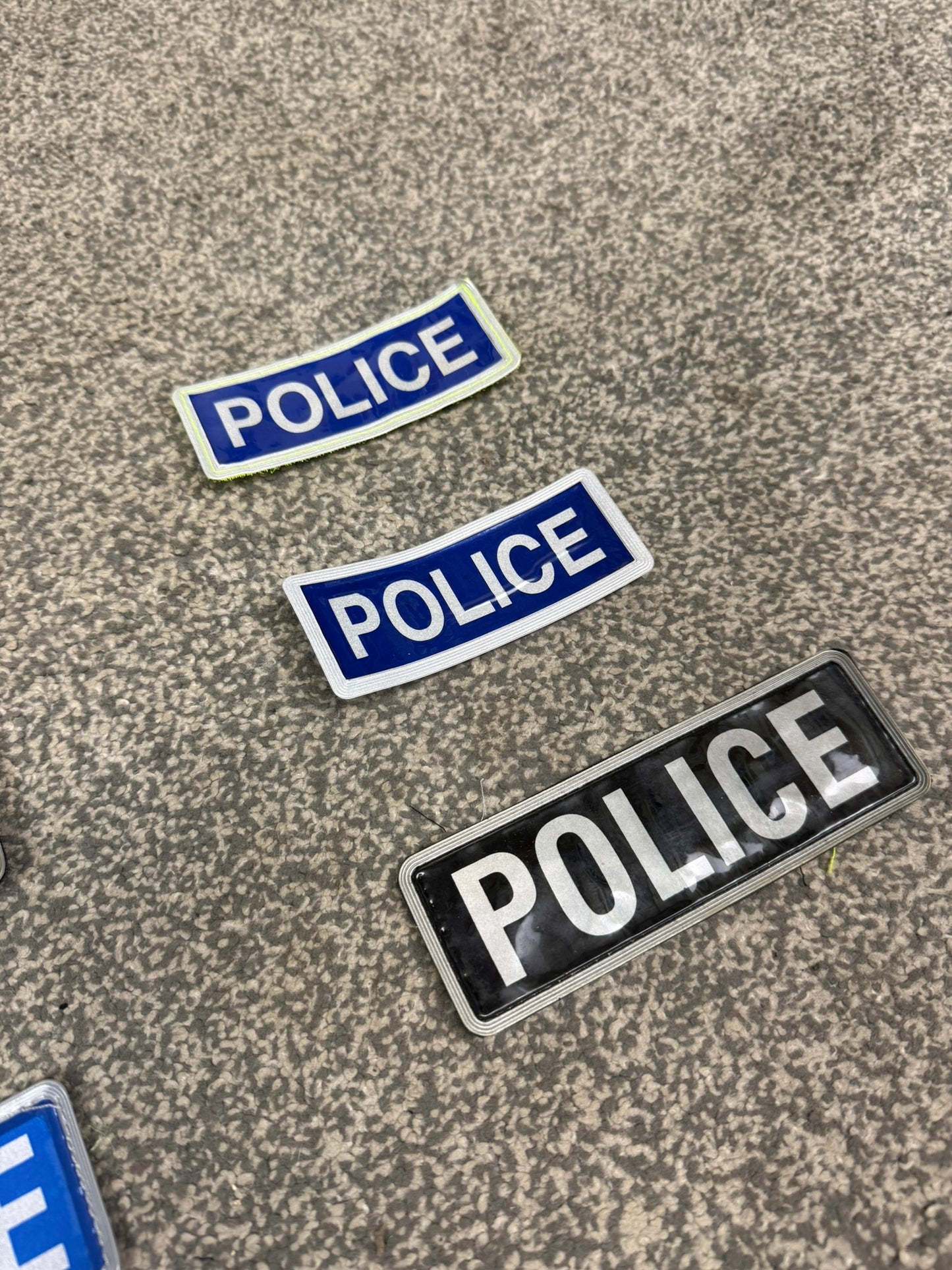 Genuine Ex POLICE Single Badge Film TV Uniform Collector