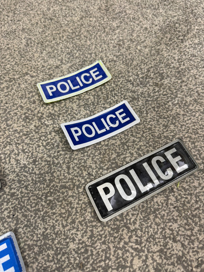 Genuine Ex POLICE Single Badge Film TV Uniform Collector