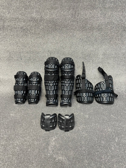 Ex Police Riot Guard Set Arms Thigh Leg & Foot Protection Security Dog Handler Paintball Airsoft