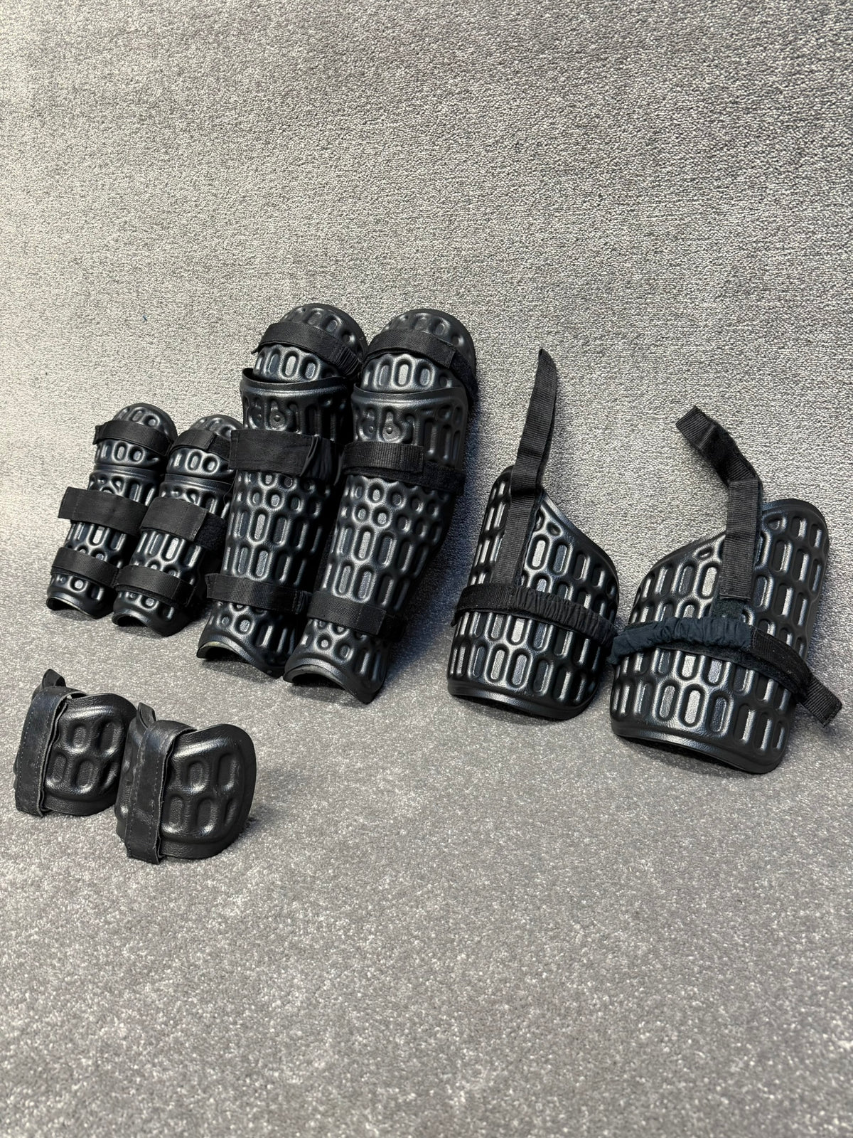 Ex Police Riot Guard Set Arms Thigh Leg & Foot Protection Security Dog Handler Paintball Airsoft