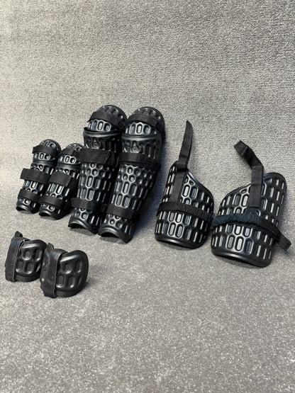 Ex Police Riot Guard Set Arms Thigh Leg & Foot Protection Security Dog Handler Paintball Airsoft