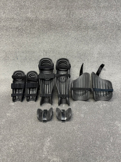 Ex Police Riot Guard Set Arms Thigh Leg & Foot Protection Security Dog Handler Paintball Airsoft