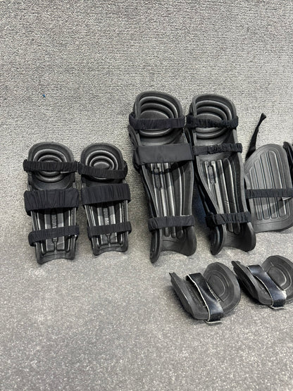 Ex Police Riot Guard Set Arms Thigh Leg & Foot Protection Security Dog Handler Paintball Airsoft