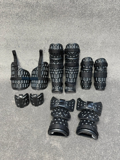 Ex Police Riot Guard Set Arms Thigh Leg Foot & Shoulder Protection Security Dog Handler Paintball Airsoft