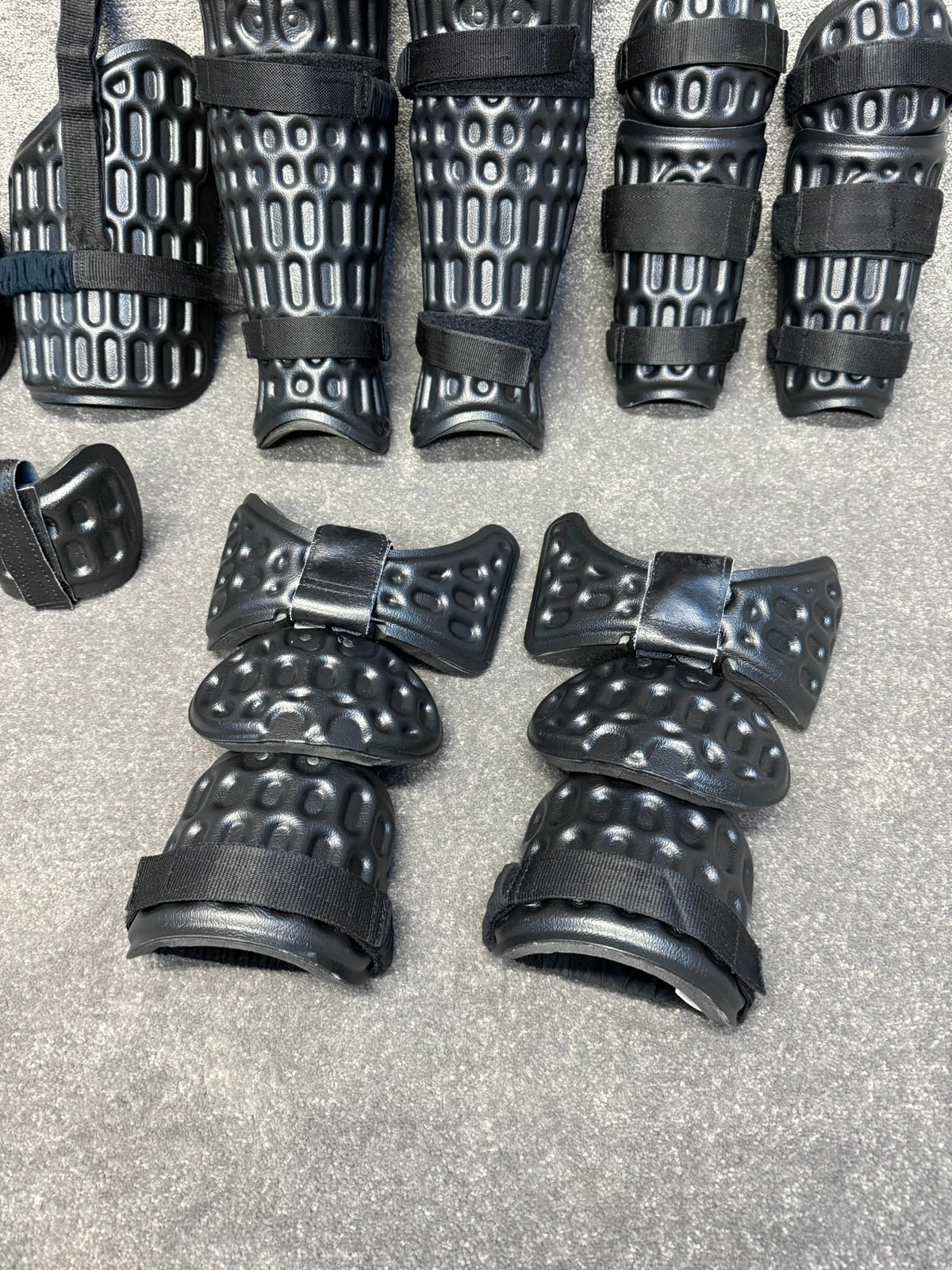 Ex Police Riot Guard Set Arms Thigh Leg Foot & Shoulder Protection Security Dog Handler Paintball Airsoft