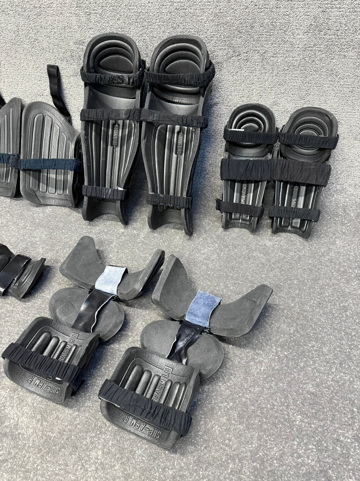 Ex Police Riot Guard Set Arms Thigh Leg Foot & Shoulder Protection Security Dog Handler Paintball Airsoft
