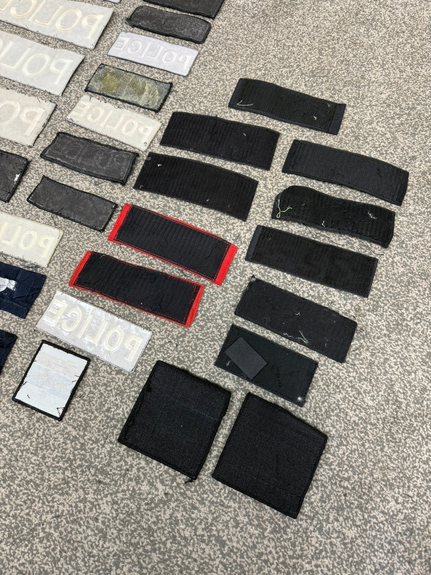 32x Genuine Ex Police Patches Job Lot Bundle Collector Film / TV Uniform Display