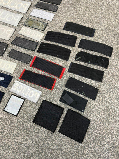 32x Genuine Ex Police Patches Job Lot Bundle Collector Film / TV Uniform Display
