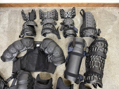 Ex Police Riot Guard Job Lot Shoulder, Arm, Leg, Foot Riot Guards In Pairs