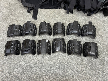Ex Police Riot Guard Job Lot Shoulder, Arm, Leg, Foot Riot Guards In Pairs