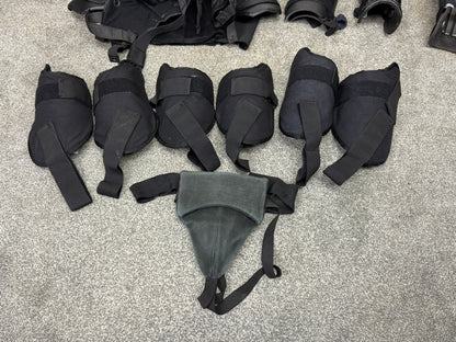 Ex Police Riot Guard Job Lot Shoulder, Arm, Leg, Foot Riot Guards In Pairs