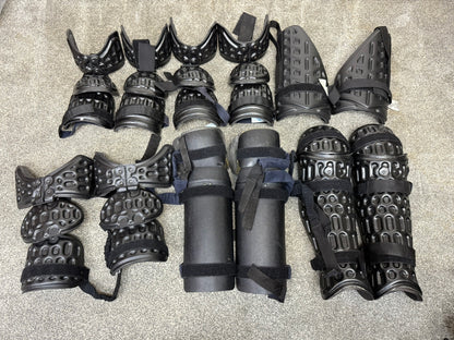 Ex Police Riot Guard Job Lot Shoulder, Arm, Leg, Foot Riot Guards In Pairs