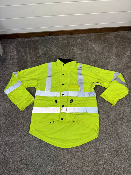 Ex Police Cycling Hi Vis Jacket Cyclist Waterproof Coat Security Events