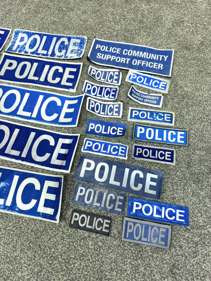 26x Genuine Ex Police Badges Job Lot Bundle Collector Film / TV Uniform Display