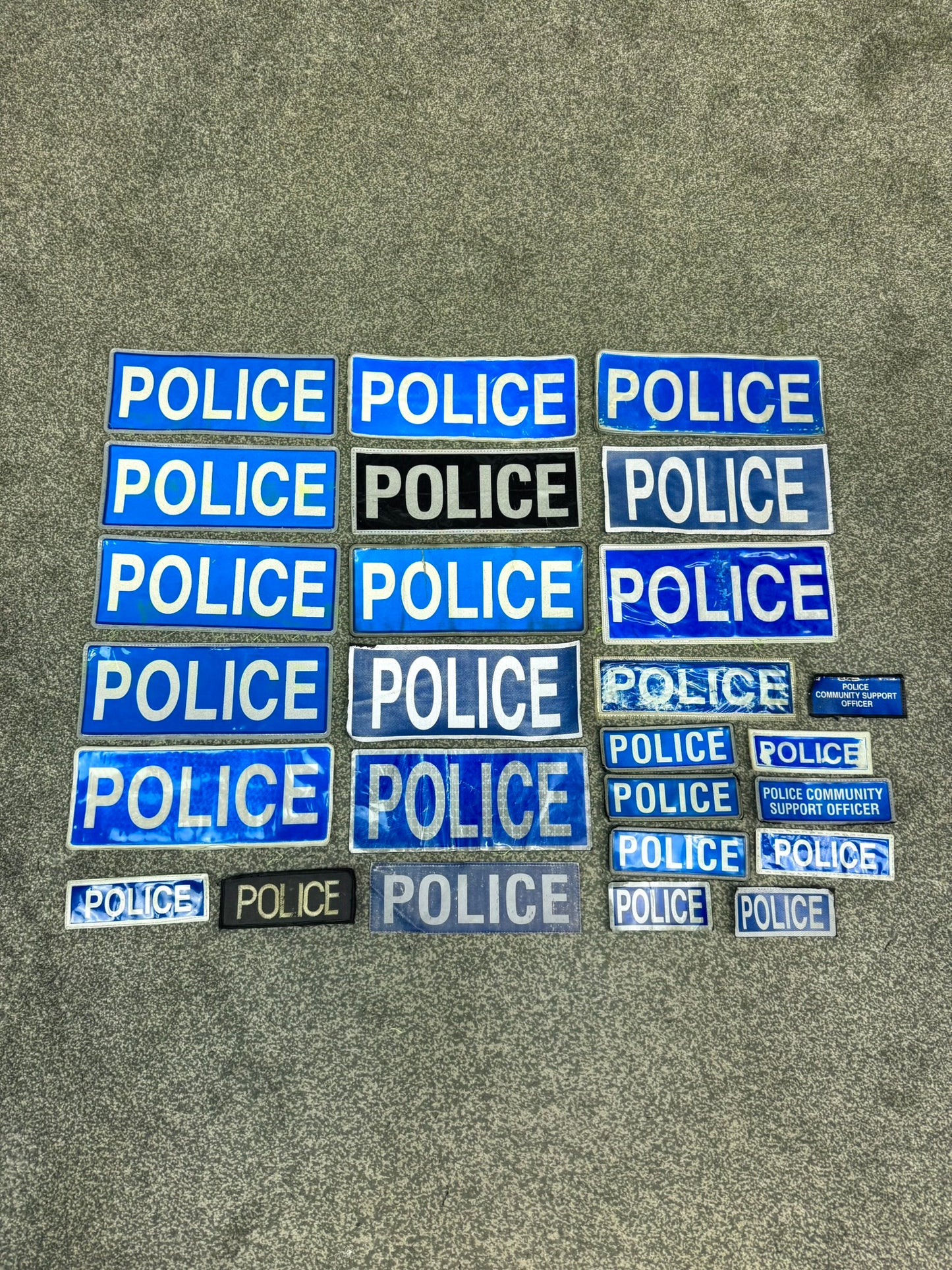 26x Genuine Ex Police Badges Job Lot Bundle Collector Film / TV Uniform Display