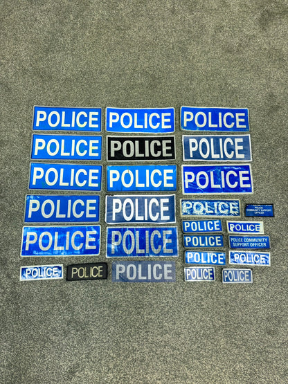 26x Genuine Ex Police Badges Job Lot Bundle Collector Film / TV Uniform Display