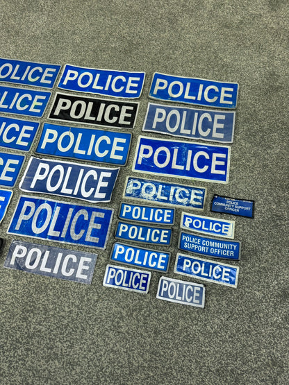 26x Genuine Ex Police Badges Job Lot Bundle Collector Film / TV Uniform Display