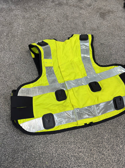 Ex Police SAT Sioen Hi Vis Body Armour Cover Security Patrol SIA Bouncer