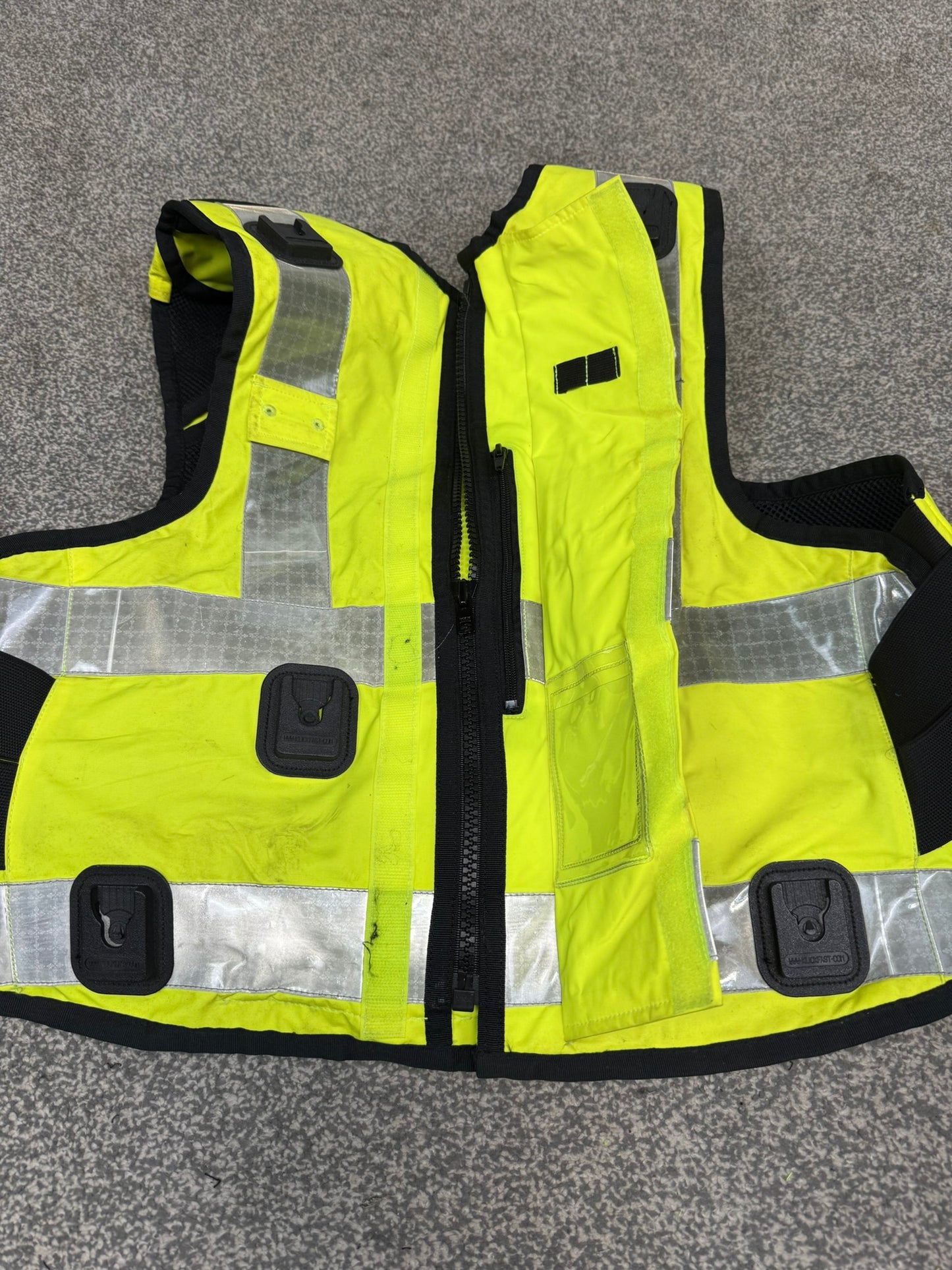 Ex Police SAT Sioen Hi Vis Body Armour Cover Security Patrol SIA Bouncer