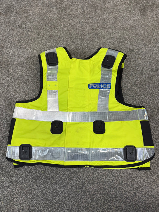 Ex Police SAT Sioen Hi Vis Body Armour Cover BADGED Security Patrol SIA Bouncer
