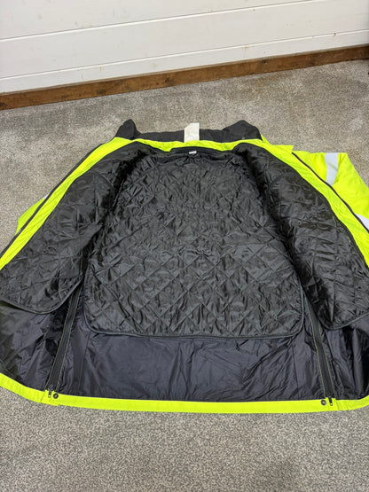Ex Police Hi Vis 3/4 Waterproof Anorak Coat Security Recovery Jacket Model 789