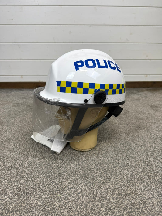 Ex Police Rescue Helmet Kevlar Pacific Helmets Collector Display TV / Film