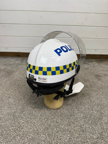 Ex Police Rescue Helmet Kevlar Pacific Helmets Collector Display TV / Film
