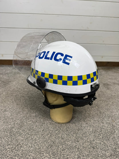 Ex Police Rescue Helmet Kevlar Pacific Helmets Collector Display TV / Film