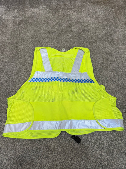Ex Police Protec Tactical Vest Hi Vis Chequered Security Utility Patrol Vest LRG