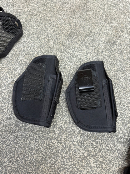 Ex Police Pouch & Holster Job Lot Belt Pouches Accessories Airsoft Bundle