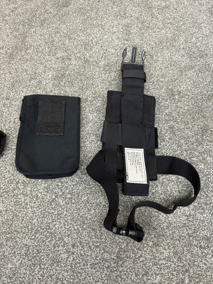 Ex Police Pouch & Holster Job Lot Belt Pouches Accessories Airsoft Bundle