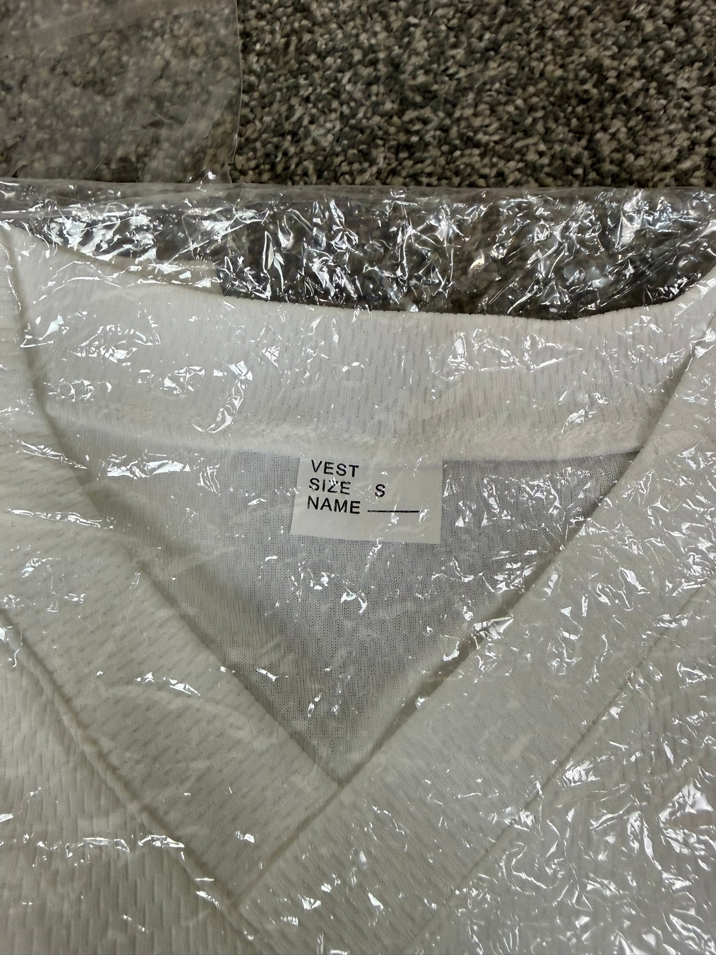 7x Ex Police White Wicker Wicking T-Shirts Job Lot SMALL Security Uniform