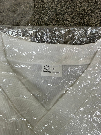 7x Ex Police White Wicker Wicking T-Shirts Job Lot SMALL Security Uniform