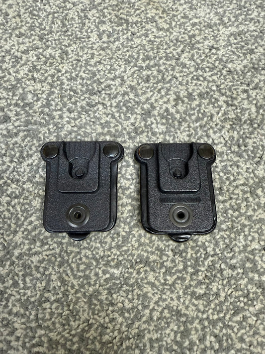 2x Ex Police Klickfast Dock PAIR Peter Jones Radio Airwave Clip