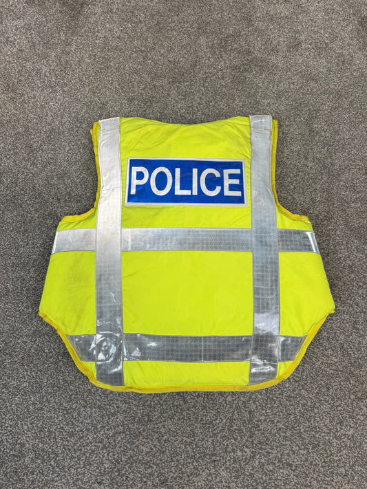 Ex Police Body Armour Training Vest Foam Padded BADGED - Large Airsoft Display