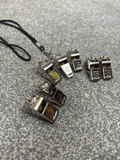 7x Ex Police ACME Thunderer Whistle Job Lot Made In England Collectable Display