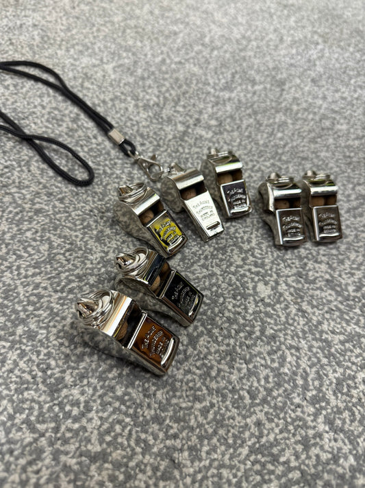 7x Ex Police ACME Thunderer Whistle Job Lot Made In England Collectable Display