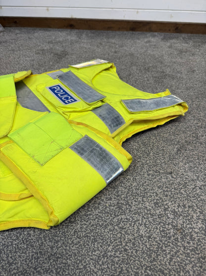 Ex Police Body Armour Training Vest Foam Padded BADGED - Large Airsoft Display