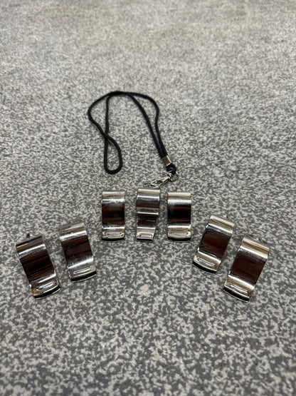 7x Ex Police ACME Thunderer Whistle Job Lot Made In England Collectable Display