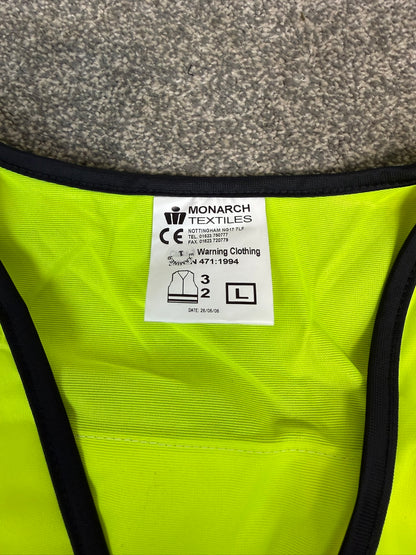 Ex Police Lightweight Hi-Vis Vest BADGED Collector Display TV Film Uniform - Large