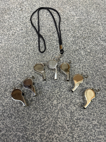 7x Ex Police ACME Thunderer Whistle Job Lot Made In England Collectable Display
