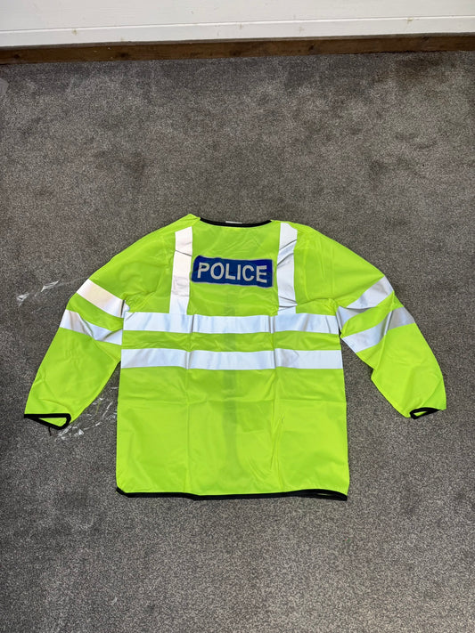 Ex Police Lightweight Hi-Vis Vest BADGED Collector Display TV Film Uniform - Large