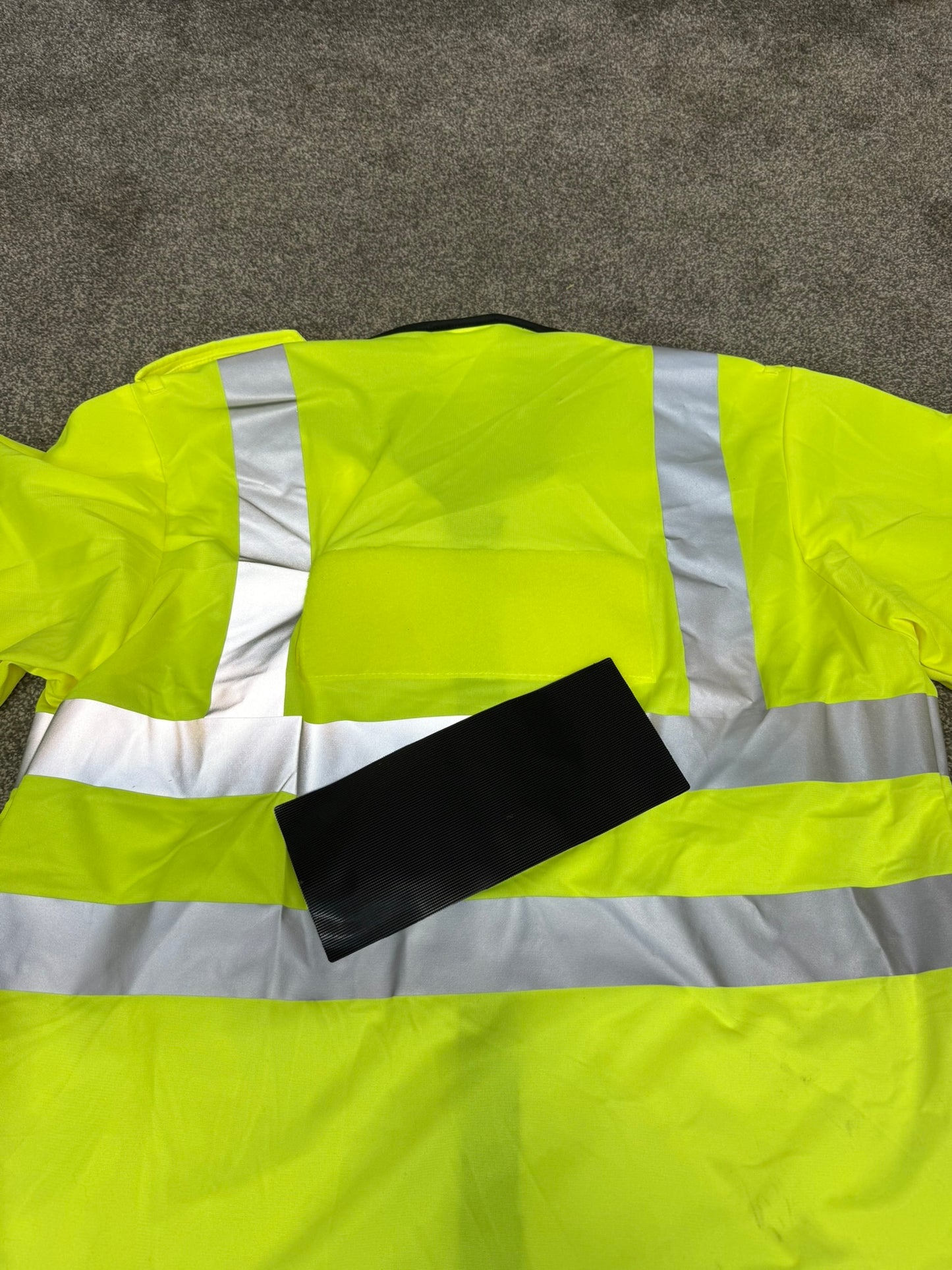 Ex Police Staff Lightweight Hi-Vis Vest BADGED Collector Display TV Film Uniform - Large